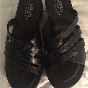 Eastland black strappy Sandals